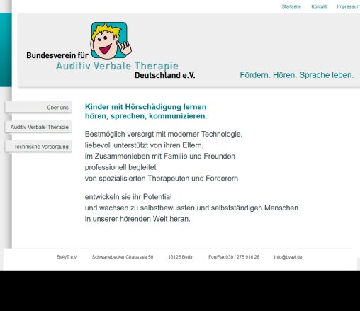 Startseite   Bundesverein für auditiv verbale Therapie BVAVT Deutschland e.V. öffnungszeit