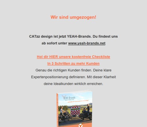 CATzz design Werbeagentur | Ihr Partner für kreative Werbung. Erfahrung CATzz design Werbeagentur | Ihr Partner für kreative Werbung. Öffnungszeit