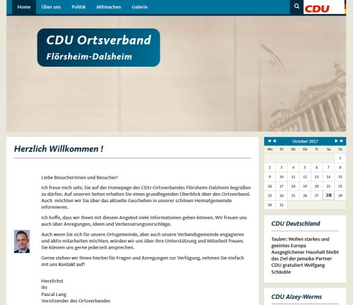 CDU Flörsheim Dalsheim  öffnungszeit