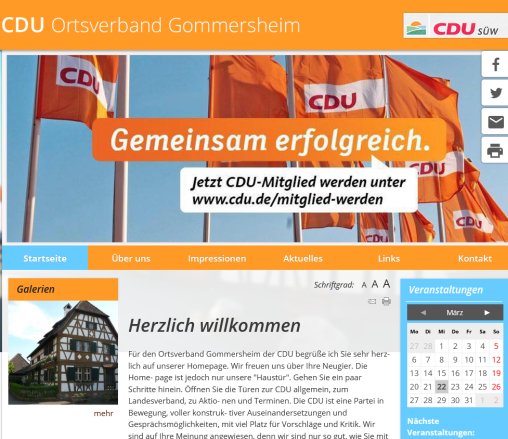 Startseite CDU Gommersheim  öffnungszeit