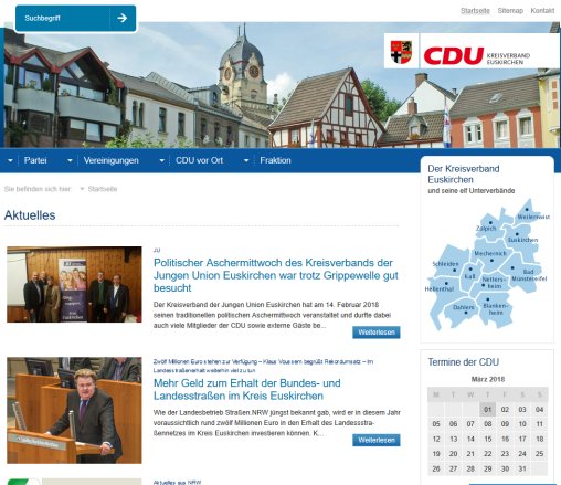 CDU Kreisverband Euskirchen   Aktuelles aus der CDU und dem Kreisverband eifel online GmbH öffnungszeit