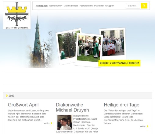 Pfarrei Christkönig Erkelenz   Homepage  öffnungszeit