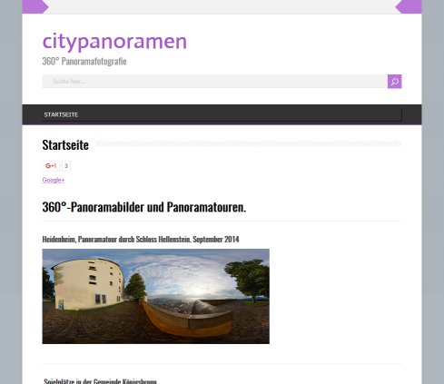 Panoramafotografie und Google Business View  öffnungszeit