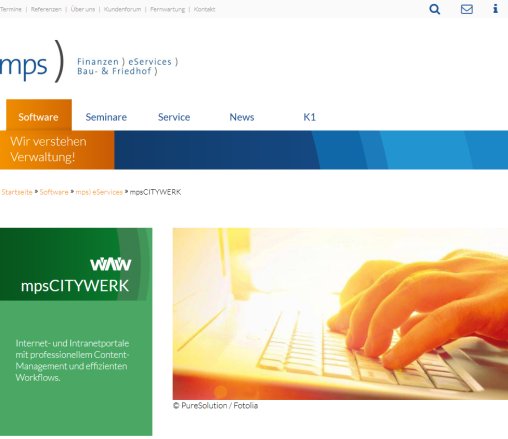 mps) ist Ihr Software Spezialist für Kommunen und kommunale Betriebe Die folgenden Angaben gelten für die Geschäftsaktivitäten der Firma mps public solutions gmbh Erfahrung mps) ist Ihr Software Spezialist für Kommunen und kommunale Betriebe Die folgenden Angaben gelten für die Geschäftsaktivitäten der Firma mps public solutions gmbh Öffnungszeit