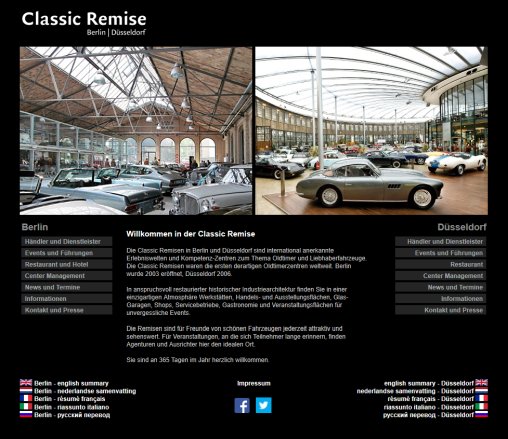 Classic Remise   Berlin | Düsseldorf AUE Verwaltungs GmbH öffnungszeit