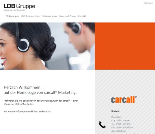 LDB Carcall Marketing LDB Löffler GmbH öffnungszeit