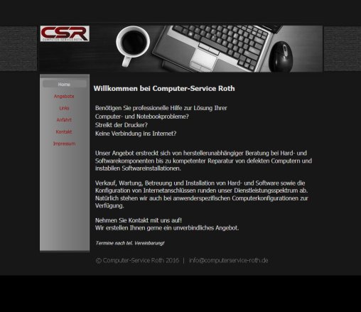 Willkommen bei Computer Service Roth  öffnungszeit