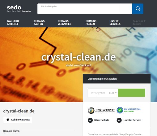 Crystal Clean   Startseite  öffnungszeit