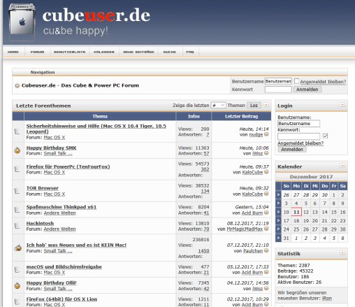 Cubeuser.de Das Cube Power PC Forum Erfahrung Cubeuser.de Das Cube Power PC Forum Öffnungszeit