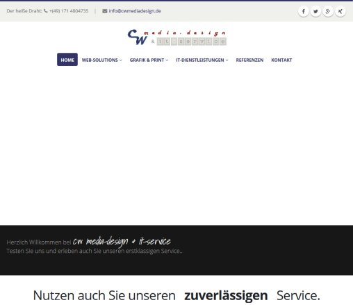 cw media design & it service | Der kompetente Service rundum Mediengestaltung und IT Dienste.  öffnungszeit