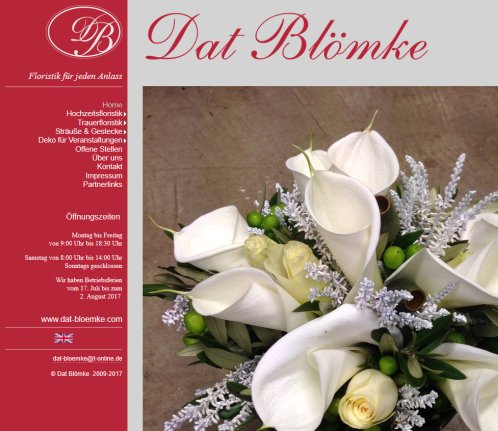 Dat Blömke Floristik für jeden Anlass Erfahrung Dat Blömke Floristik für jeden Anlass Öffnungszeit