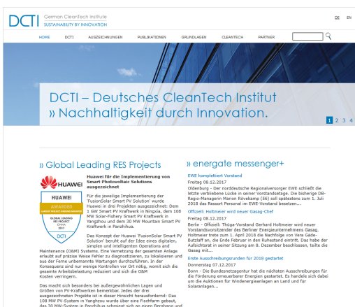 Deutsches CleanTech Institut: Home DCTI Deutsches CleanTech Institut GmbH Erfahrung Deutsches CleanTech Institut: Home DCTI Deutsches CleanTech Institut GmbH Öffnungszeit