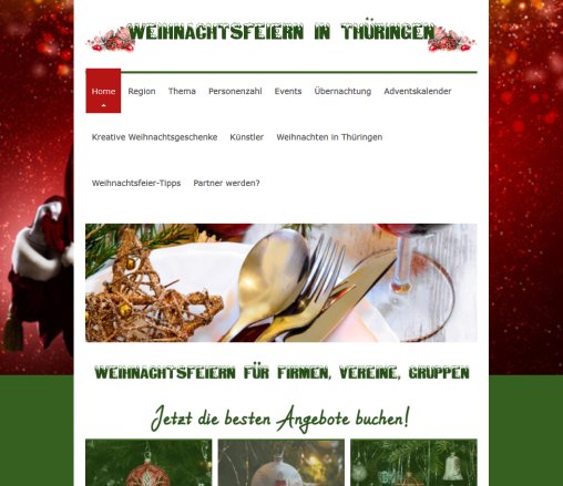 Deine Weihnachtsfeier in Thüringen Home Olaf Sommer & Yvonne Schrader GbR Erfahrung Deine Weihnachtsfeier in Thüringen Home Olaf Sommer & Yvonne Schrader GbR öffnungszeit