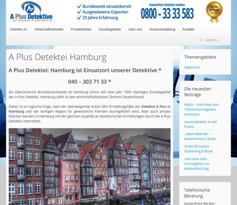 A Plus Detective GmbH öffnungszeit