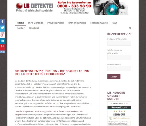 LB Detektei GmbH Co. KG im Einsatz in Heidelberg* LB Detektei GmbH Co. KG Erfahrung LB Detektei GmbH Co. KG im Einsatz in Heidelberg* LB Detektei GmbH Co. KG Öffnungszeit