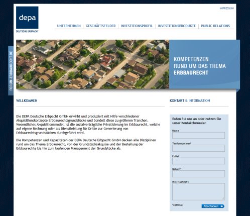 DEPA – Deutsche Erbpacht DEPA Deutsche Erbpacht GmbH öffnungszeit