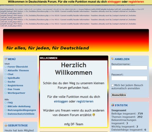 Deutschlands Forum • Portal  öffnungszeit