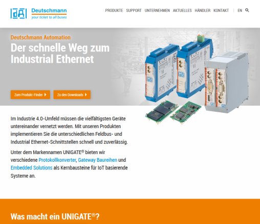 Elektronische Nockensteuerungen  Feldbus Gateways  Industrial Ethernet Produkte   Deutschmann Automation GmbH & Co KG  öffnungszeit