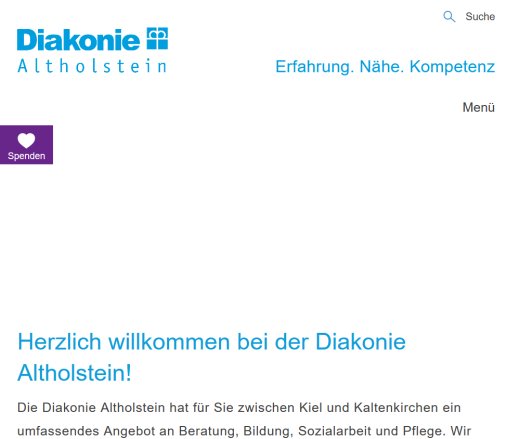Diakonie Altholstein   Willkommen bei der Diakonie Altholstein! Diakonisches Werk Altholstein GmbH öffnungszeit