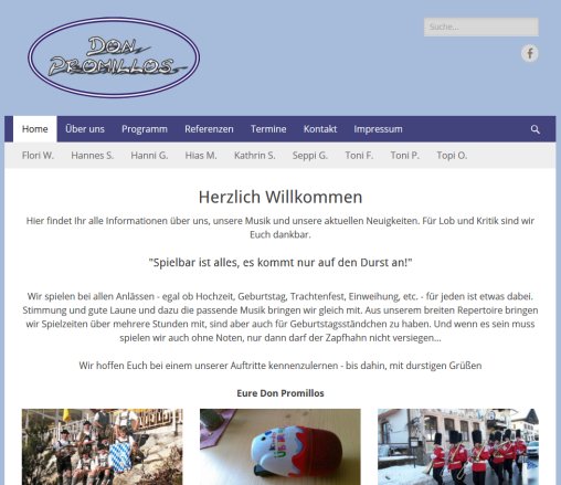 Don Promillos   die offizielle Homepage  öffnungszeit