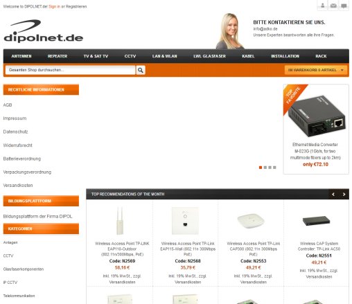 DIPOLNET.DE | Videoüberwachung IP LAN WLAN TV SAT Antennen Kabeln DIPOL Erfahrung DIPOLNET.DE | Videoüberwachung IP LAN WLAN TV SAT Antennen Kabeln DIPOL Öffnungszeit