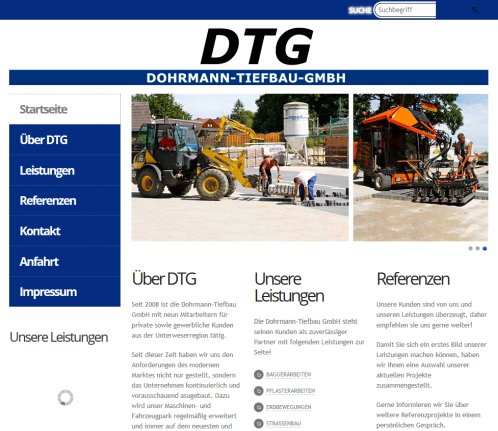 DTG   Ihr zuverlässiger Partner!   Dohrmann Tiefbau GmbH DTG Dohrmann Tiefbau GmbH öffnungszeit