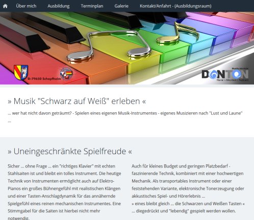 donTON moderner Unterricht am Tasteninstrument » für Klavier Akkordeon und Keyboard Erfahrung donTON moderner Unterricht am Tasteninstrument » für Klavier Akkordeon und Keyboard Öffnungszeit