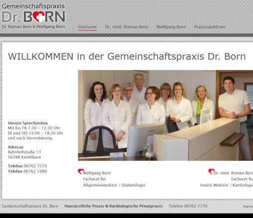 Gemeinschaftspraxis Dr. Born Â» Startseite  öffnungszeit
