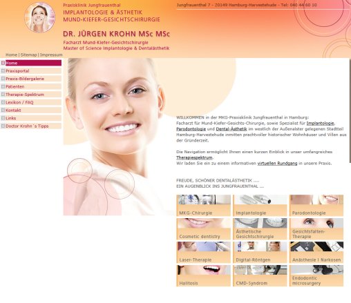 Home Praxisklinik Jungfrauenthal Dr. Jürgen Krohn Hamburg Implantologie Erfahrung Home Praxisklinik Jungfrauenthal Dr. Jürgen Krohn Hamburg Implantologie Öffnungszeit
