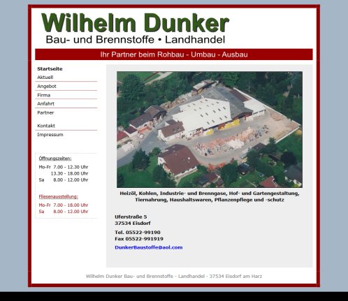 Wilhelm Dunker Bau und Brennstoffe Landhandel Erfahrung Wilhelm Dunker Bau und Brennstoffe Landhandel Öffnungszeit