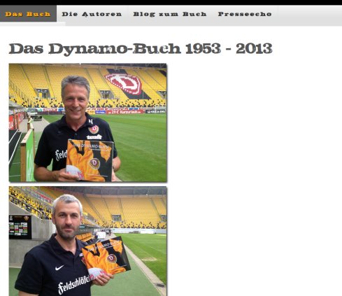 Das Buch   Dynamo Dresden 1953 2013  öffnungszeit