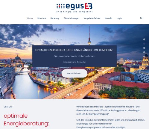 Start / Home egus Energieberatung GmbH & Co. KG öffnungszeit