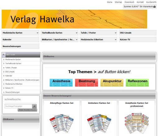 Verlag Hawelka ...Die Nr.1 bei med. Taschen Karten   Verlag Hawelka  &ouml;ffnungszeit