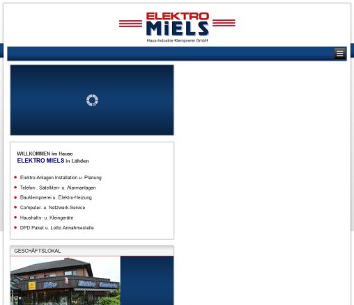 Elektro Miels   Lähden   Elektro Miels   Ihr TEAM in Lähden  Haushaltsgeräte  Computer   Service  Bauklempnerei  DPD   Lotto Elektro Miels GmbH öffnungszeit