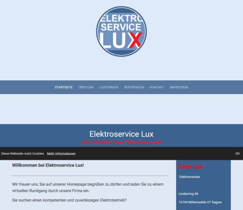 Elektroservice Lux   Startseite  öffnungszeit