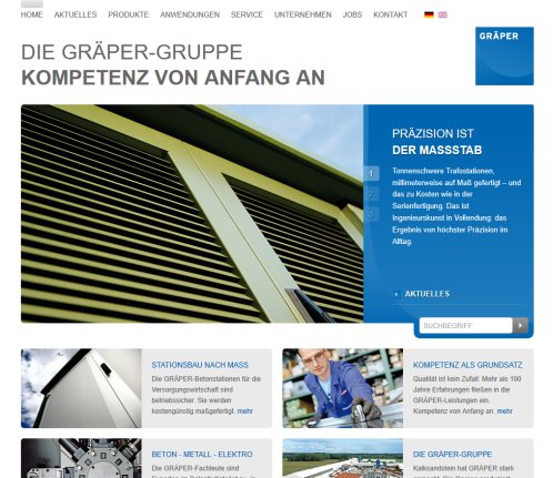 Gräper bietet Trafostationen und Versorgungsstationen nach Maß – Betonfertigteilebau  Elektrotechnik  Metallbau Heinrich Gräper GmbH & Co. KG öffnungszeit
