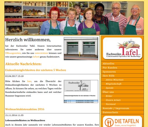 Aktuelles Eschweiler Tafel Eschweiler Eschweiler