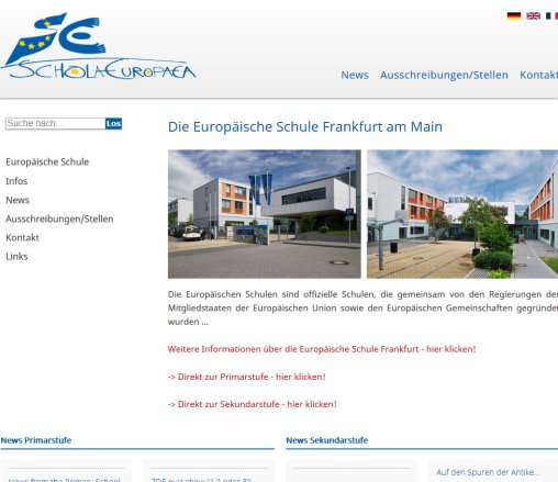 Europäische Schule Frankfurt am Main   Home  öffnungszeit