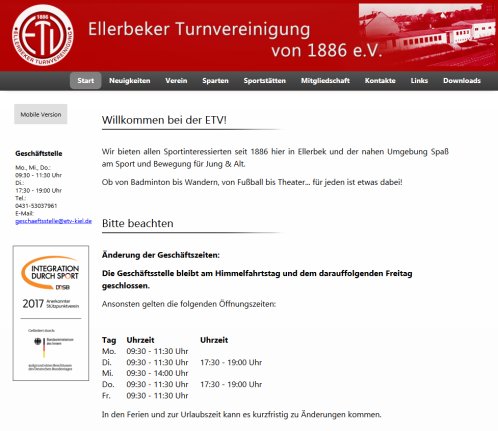 Start   Willkommen   ETV Kiel  öffnungszeit