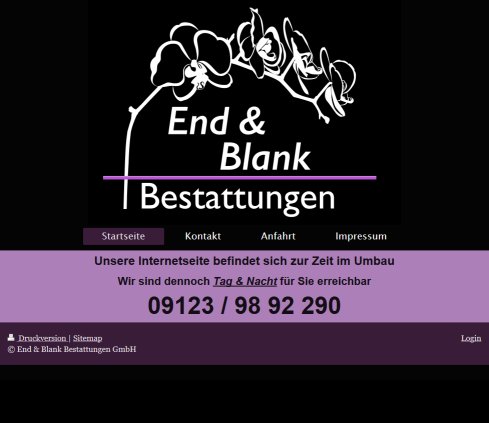 End Blank Bestattungen in Lauf End Blank Bestattungen GmbH Erfahrung End Blank Bestattungen in Lauf End Blank Bestattungen GmbH Öffnungszeit