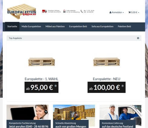 Europaletten Kaufen online öffnungszeit