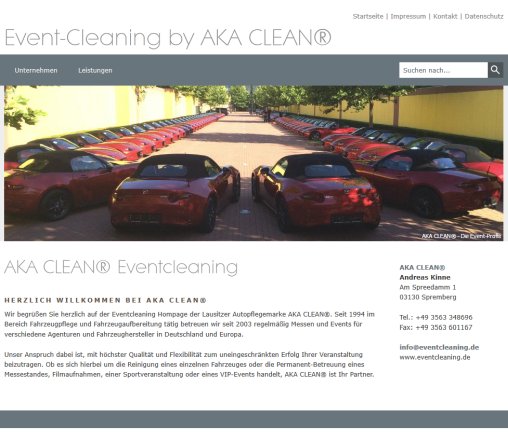 Event Cleaning vom Profi   AKA CLEAN®  öffnungszeit