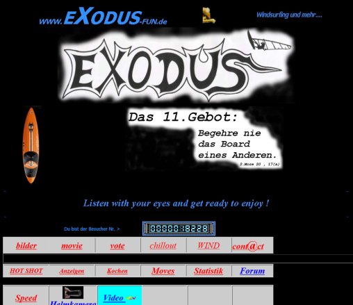 WWW.eXodus fun.de  öffnungszeit