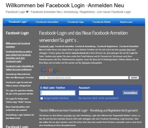 Facebook Login | Bei Facebook Anmelden Neu  öffnungszeit