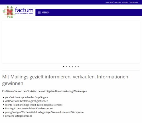 Lettershop Mailings: Factum Direktmarketing Factum Direktmarketing GmbH Erfahrung Lettershop Mailings: Factum Direktmarketing Factum Direktmarketing GmbH öffnungszeit