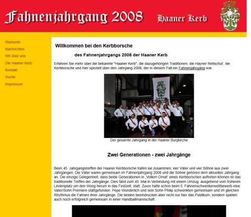 Fahnenjahrgang 2008: Startseite Public Lounge GmbH öffnungszeit