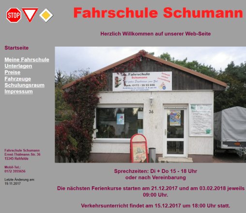 Fahrschule_Schumann_Startseite  öffnungszeit