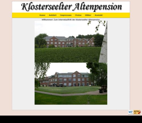 Klosterseelter Altenpension Klosterseelter Altenpension GmbH öffnungszeit