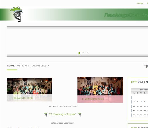 faschingsclub.de   Home FaschingsClub Trossin e.V. &ouml;ffnungszeit