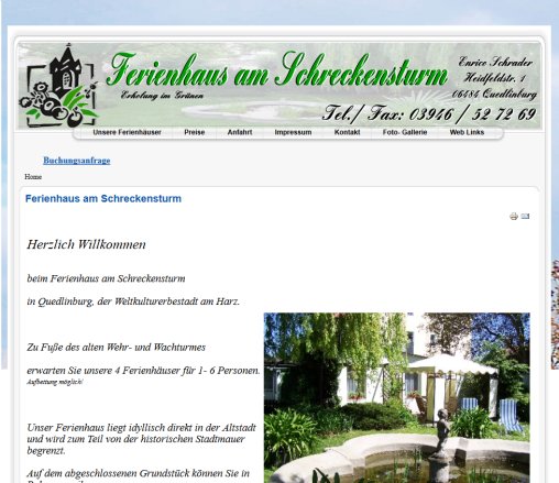 Ferienhaus am Schreckensturm Erfahrung Ferienhaus am Schreckensturm öffnungszeit